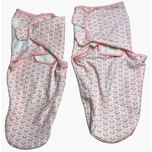 2 KeaBabies Pink Baby Swaddle Organic Cotton Wraps 0-3 Months Infant Sleep